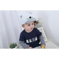 Pikkukuva 4 / 5: Lasten Baby Bunny Rabbit Visiiri Baseball-lippis Puuvilla Tummanharmaa Harmaa