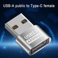Pikkukuva 3 / 5: Puhelinsovitin Type-C - USB-A 2.0 480Mbps Nopea tiedonsiirto Monitoiminen lataussovitin A