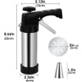 Miniatyrbilde 2 av 5: Kakepresse i rustfritt stål, Spritz-kakemakermaskin for