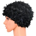 Miniatyrbillede 2 af 5: ##/Dames Badehætte i Blonder - Retro, Vintage Stil - Blomsterblade（##/
