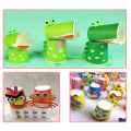 Miniatyrbilde 4 av 4: 100 Pakk Engangs Papirkopper, Espresso Kopper, Bad Kopper, Cu