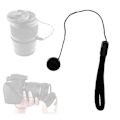 Miniatyrbilde 2 av 5: 5 stk. Linsebeskyttelsesdeksel Anti-tapt Tau, Universell Dslr Slr Kamera Anti-tapt Linsebeskyttelsesdeksel Holder Lanyard Stropp Forebygge Tap
