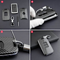 Miniatyrbillede 4 af 4: ##/Renault nøglering med ring - sort, blødt materiale, nøglering##/