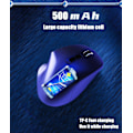 Miniatyrbillede 2 af 6: ##/Hvid Genopladelig Trådløs Dual-Mode Bluetooth Mus##/