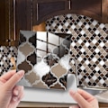 Miniatyrbillede 1 af 5: ##/Pakke med 25 keramiske flisestickers, 10 x 10 cm##/
