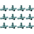 Pikkukuva 1 / 2: ##/12 kpl PVC 5-tietoinen 16 mm vahva kasvihuoneen runko liittimet##/