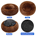 Miniatyrbillede 3 af 5: Rund Hundekurv Kattepude Donut Kurv, Hundekurv Hundebed Ex