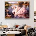 Miniatyrbillede 1 af 4: ##/Maleri DIY 5D Diamantmaleri Sæt Svane Landdyr##/