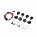 Miniatyrbillede 2 af 5: RC Tagbagage LED Lysbjælke Kit Lampe til 1/10 Crawler Bil Traxxas Trx-4 TRX4 Axial SCX10 RC4WD D90