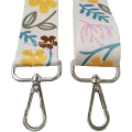 Miniatyrbilde 3 av 5: Justerbar erstatningsbred skulderstropp (beige + gul) 3,8 cm for