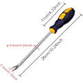 Miniatyrbilde 1 av 5: Negletrekker, 3mm U-formet skrutrekker for spiker, spiker, spiker, S