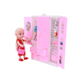 Pikkukuva 3 / 5: ##/Vaatekaappi + vaatevarusteet 30 osan setti, barbie-nukelle##/