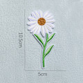 Miniatyrbilde 3 av 5: 6 stk Daisy Delicate Broderte Lapp, Broderi Blomst Lapp