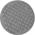 Pikkukuva 3 / 3: (Harmaa, 30 x 30 cm) PVC Pyöreä Hieronta Kylpymatto Liukumaton Suihkumatto