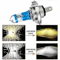 Miniatyrbillede 2 af 5: 4x H7 100w 6000k Xenon Hvide Forlygte Effekt Hid Pærer 12v Bilpærer Lamper