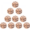 Pikkukuva 2 / 5: /#/Silmä noppa puinen peli noppa 20 mm 18 kappaletta/#/