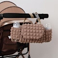 Miniatyrbillede 2 af 3: ##/Khaki barnevogn bærbar taske opbevaringstaske##/