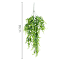 Miniatyrbillede 1 af 4: 2 stk. 85cm Kunstige Bregner Hængende Planter Falske Lange Hængende Plante