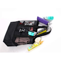 Miniatyrbillede 3 af 5: ##/Åndbar strandtaske Vådt & Tørt Stor Sort Alle Størrelser##/