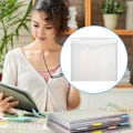 Miniatyrbillede 3 af 5: Kuvert Mappe Scrapbog Papir Organizer med Klæbende Indeksfaner Vandtæt Klar Dokument Organizer Opbevaringstaske 24PCS