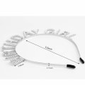 Miniatyrbilde 1 av 5: Fødselsdagspike Hodebånd Fødselsdag Tiara for Kvinner Jenter Glad Fødselsdag