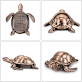 Miniatyrbillede 3 af 5: Bronze - 1 x vintage metal søskildpadde askebæger med vejrbestandighed