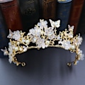 Miniatyrbilde 2 av 5: ##/Butterfly Flower Brudeslør Tiara Krone Legering##/