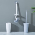 Miniatyrbillede 5 af 5: Toiletbørste - Blød og Robust Børste + Holder - fleksibel h