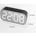 Miniatyrbild 6 av 6: ##/Elektronisk klocka med vit LED-digital display##/