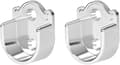 ##/2 x 19mm Zink Flang Duschdraperi Stångfästen, Skåpsfäste##/