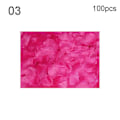 Miniatyrbilde 1 av 5: 100 stk. Fake Blomster Romantiske Fargerike Stoff Kunstige Roseblomstblader til Bryllup 3