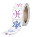 Miniatyrbillede 3 af 4: Snefnug Glædelig Jul Stickers Slikpose Konvolutter Forseglings Etiket Sticker Julegaver Æske Dekorationer qy757-100stk