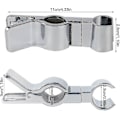 Miniatyrbillede 3 af 5: 18-25mm Universal Brusehovedholder Udskiftning Brusehovedholder Beslag ABS Krom Ingen Boring Justerbar