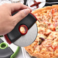 Miniatyrbillede 3 af 5: Disc Let-Let Pizza Cutter Slicer Hjul Kompakt, Rustfrit Stål