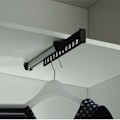 Miniatyrbillede 4 af 5: 315mm Udvidbar Skuffe Skab Garderobe Stang Organizer Metal Stativ