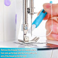 Miniatyrbild 2 av 5: 2 stycken automatisk nålträdare maskin nålträdare insättare nålträdningsverktyg automatisk