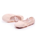 Miniatyrbilde 1 av 5: Balletdansesko med delt såle, flate gymnastikdanseslippere