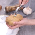 Miniatyrbillede 3 af 3: Drejelig rustfrit stål skræller med lodret blad
