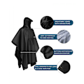 Miniatyrbilde 3 av 6: ##/Regnjakke for utendørs turer, tre-i-ett poncho##/