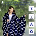 Miniatyrbilde 3 av 6: ##/Regnjakke Unisex Regnponcho Pustende Med Oppbevaringspose##/