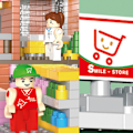 Miniatyrbillede 2 af 3: ##/Byggeklodser mini by gadescene, convenience store, 617 stykker##/