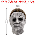 Miniatyrbilde 2 av 5: 2022 Michael Myers Masker Halloween Horror Cosplay Kostyme Latex P