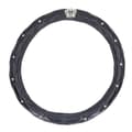 Bilratt Skydd PU Läder Söta Dekorationer Universal Passform Ratt Skydd Svart 38cm