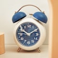 Miniatyrbild 4 av 6: ##/Analog väckarklocka utan tickande, batteridriven för sovrummet##/