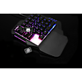 Miniatyrbilde 2 av 6: ##/RGB Bakgrunnsbelyste Taster Mini Bærbar Spilltastatur - Ergonomisk Spillkontroller for PUBG LOL WOW DOTA2 - Stasjonær Datamaskin PC Mac Gamer##/