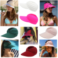 Miniatyrbillede 4 af 5: /#/Damehat UPF50+ UV-beskyttelse konvertibel strandhat/#/