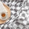 Miniatyrbild 4 av 5: ##/Grå Mjuk Filt Flanell Soffa Filt Mjuk (70x100 cm)##/