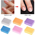 Miniatyrbild 3 av 4: 50 st Mini Nagelfilblock Dubbelsidig Färgad Svamp Nagelfil