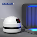 Miniatyrbillede 4 af 5: Mini Bordstøvsuger med USB-oplader og rengøringsbørste