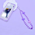 Miniatyrbild 3 av 5: Kawaii Hjärtformade Pärlade Telefonberlocker Handgjorda Akryl Armband